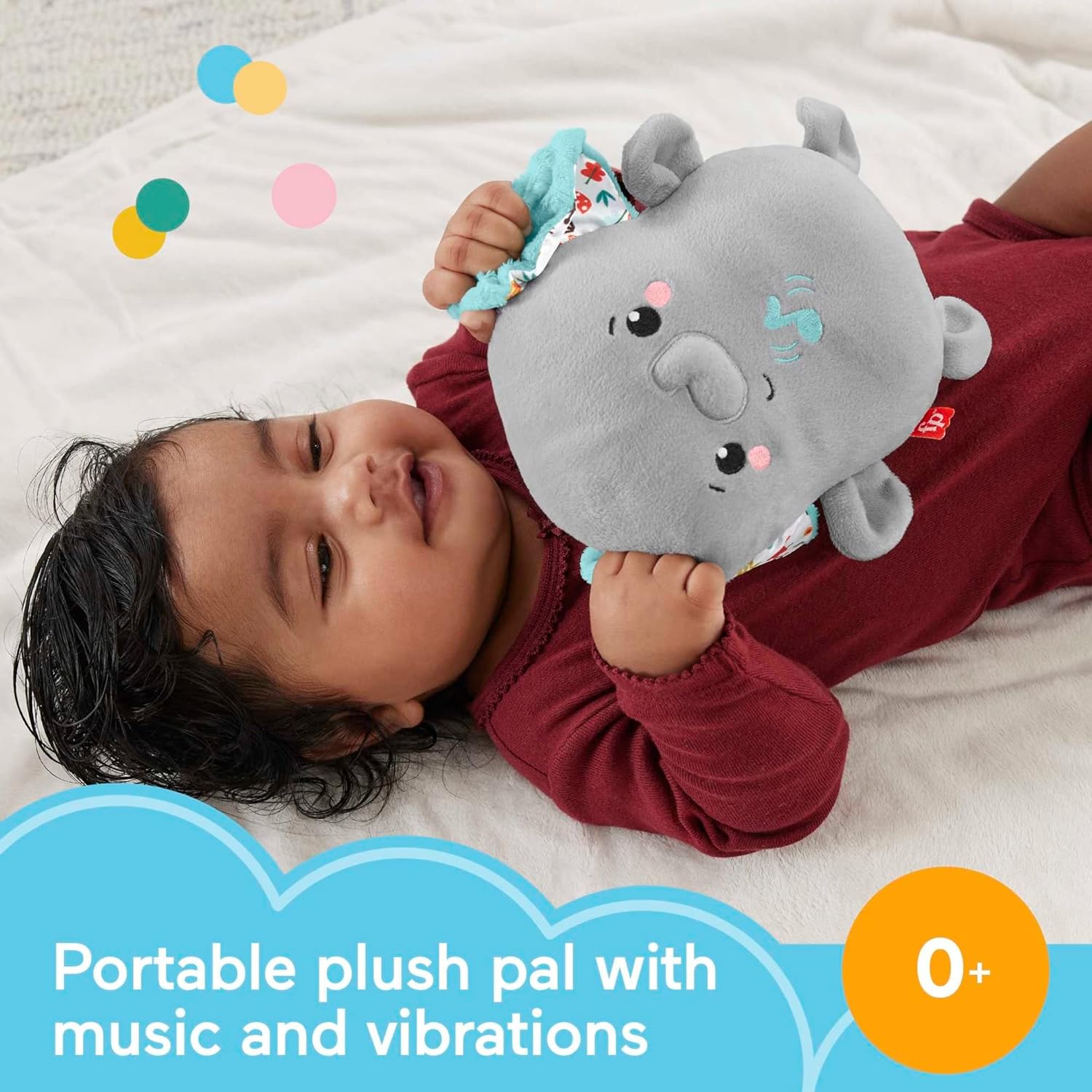 Elephant baby toy fisher price clearance