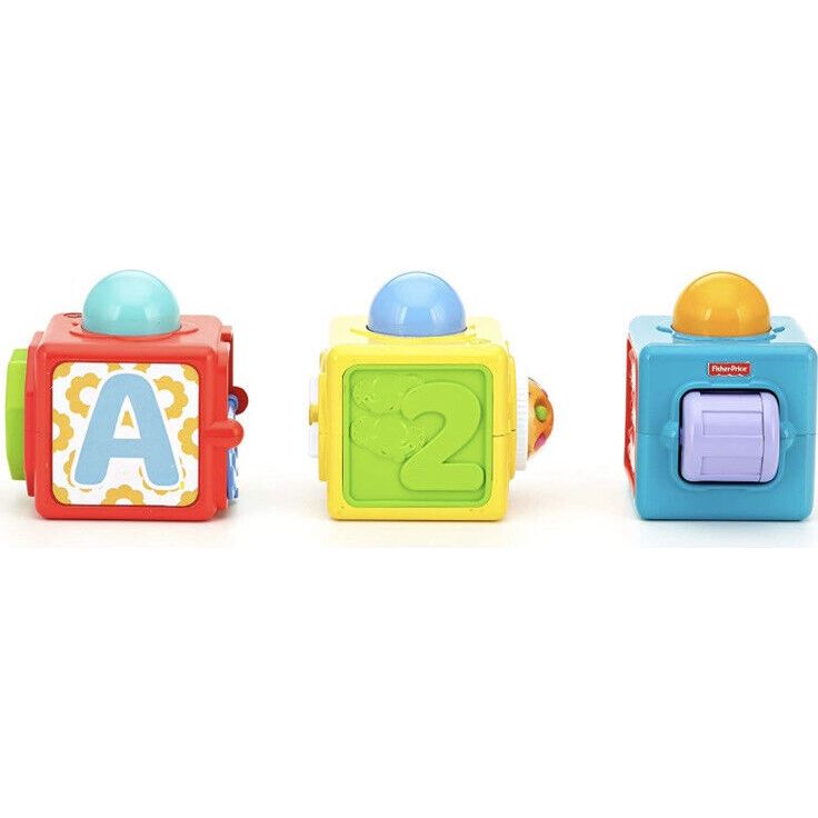 Fisher Price Stacking Action Blocks Multicolor Age 6 Months tom 36 Months Peekaboo