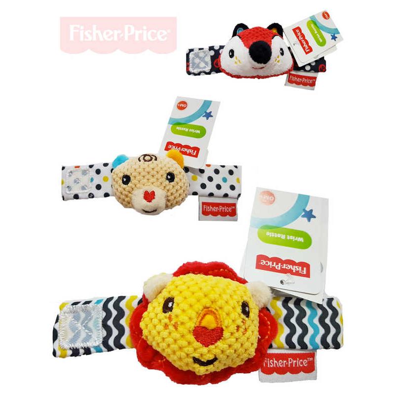 Fisher-Price Wrist & Ankle Rattle Interactive Soft Toy Multicolor Age-3 Years & Above
