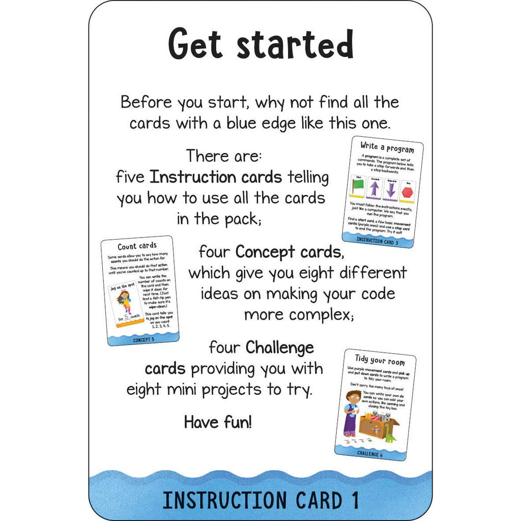 Flashcards Computing: 100 Double-Sided Wipe Clean Learn to Code Cards