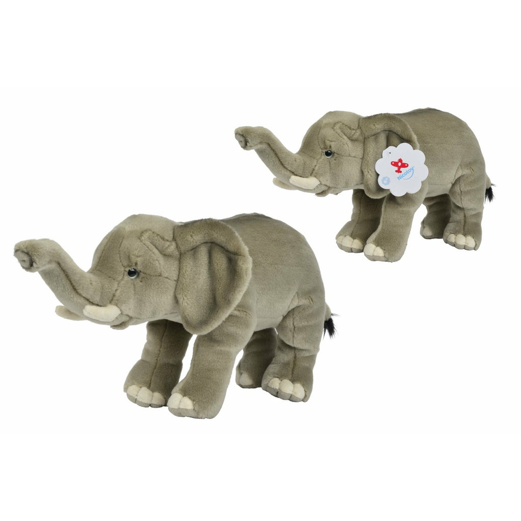 Floppy African Elephant W/Beans (33Cm,Ht Multi Color Age-Newborn & Above