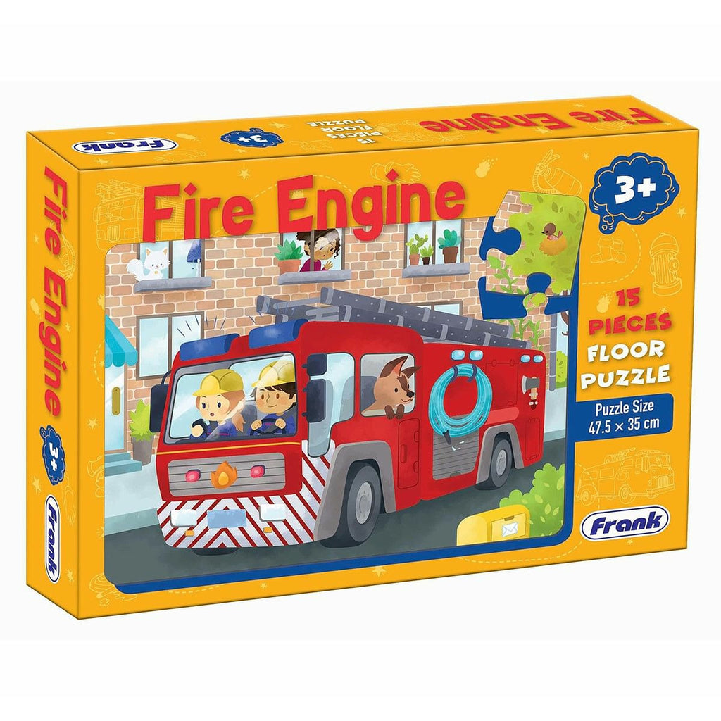 Frank Puzzles Fire Engine Floor Puzzles (15 Pcs) Unis