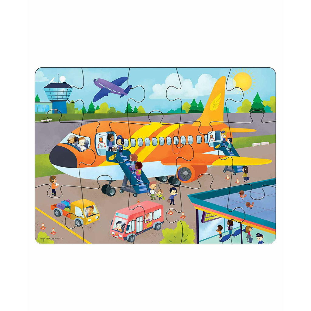 Frank Puzzles Aeroplane Floor Puzzles (15 Pcs)