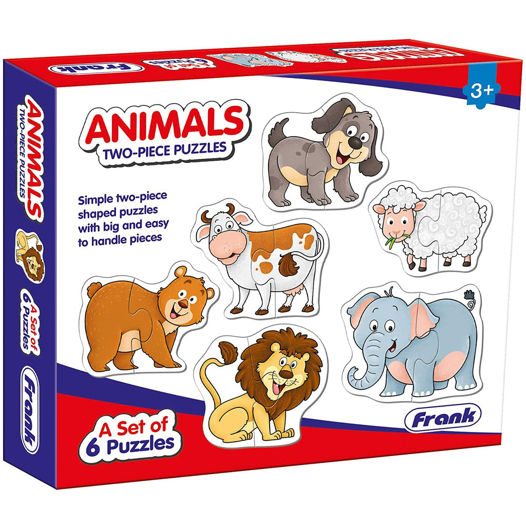 Frank Puzzles Animals Two Piece Puzzle