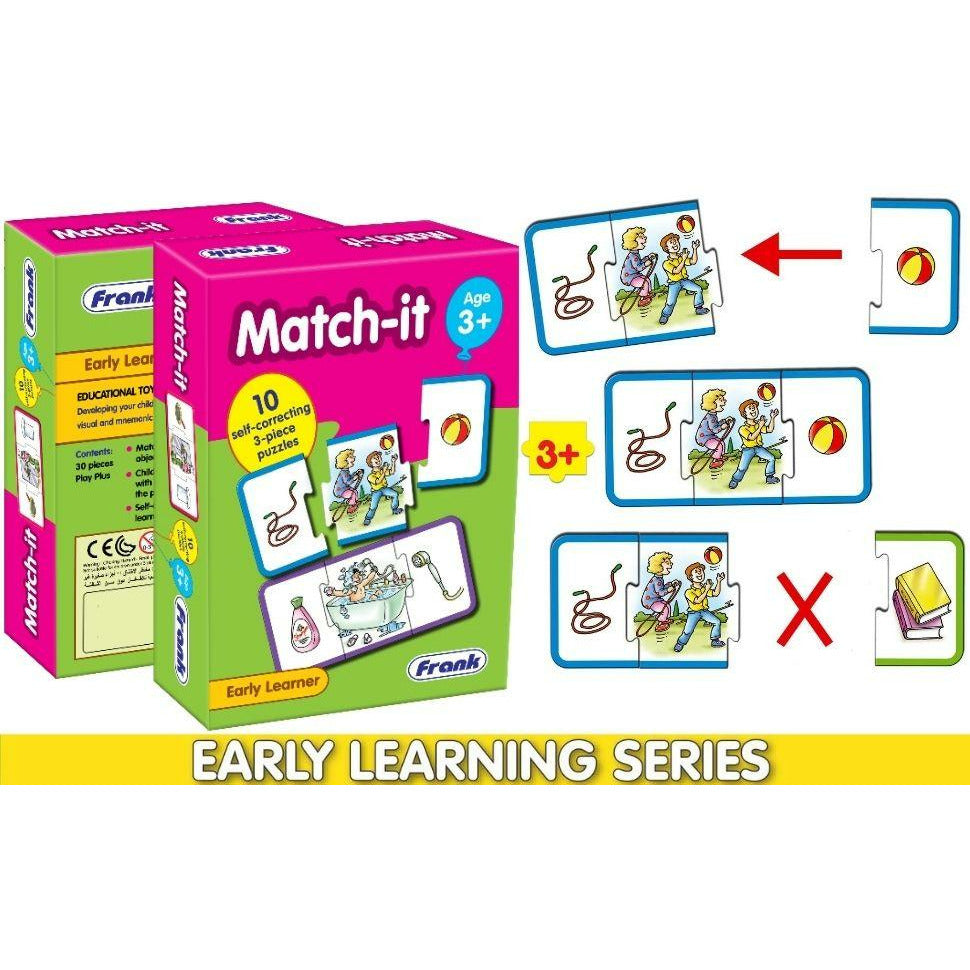 Frank Puzzles Match It (10 Pcs)