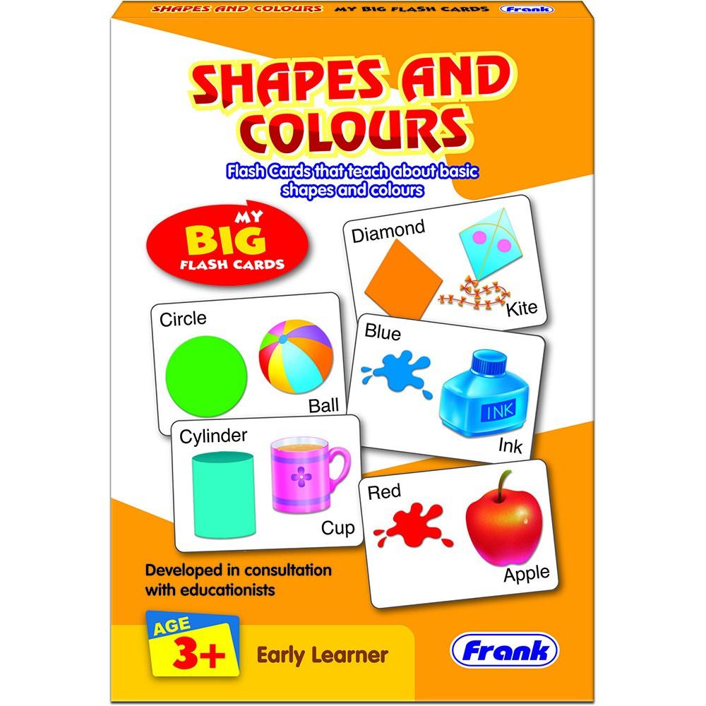 Frank Puzzles Shapes And Colours Flash Cards (27 Pcs)