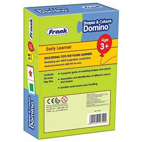 Frank Puzzles Shapes and Colours Domino (28 Pcs)