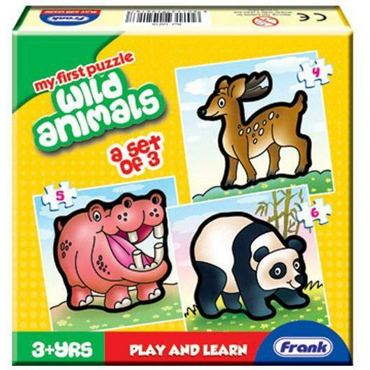 Frank Puzzles Wild Animals First Puzzle
