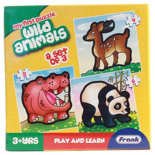 Frank Puzzles Wild Animals First Puzzle