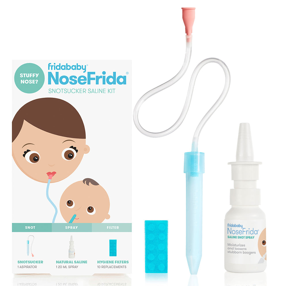 Fridababy NoseFrida The SnotSucker Saline Kit Age- Newborn & Above