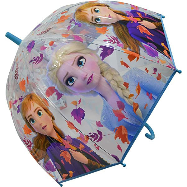 Frozen II Kids 19-inch Manual Umbrella Multicolor Age- 3 Years & Above