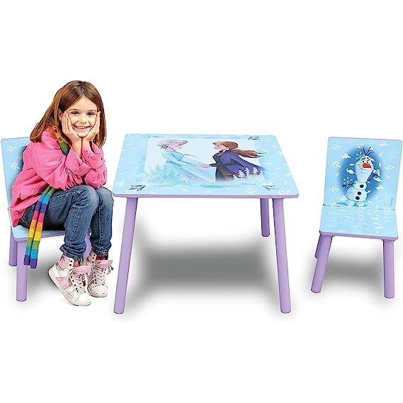 Frozen II Table & Chair Set Multicolor Age  2 Years & Above
