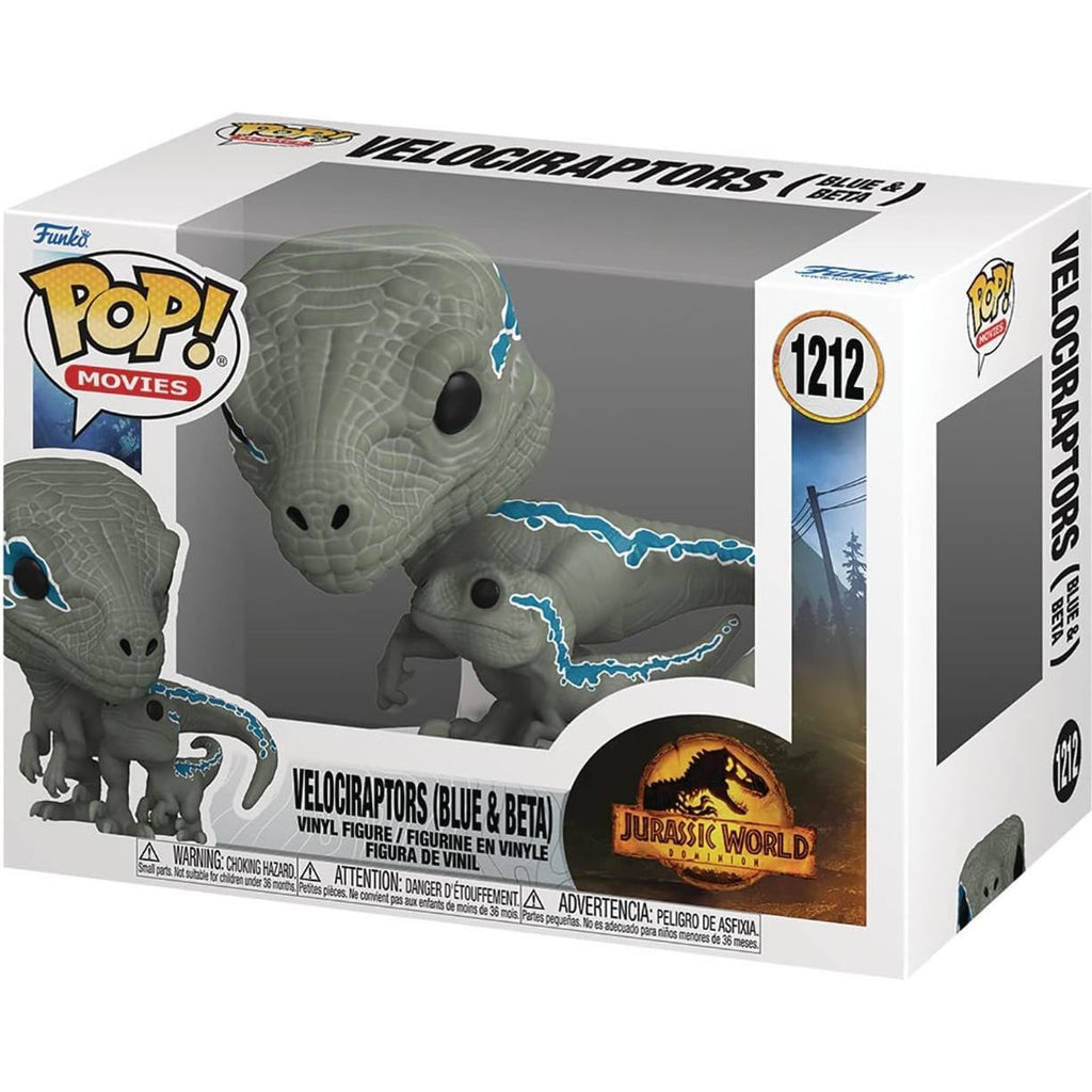 Funko POP! Jurassic World Dominion - Velociraptor Blue & Beta