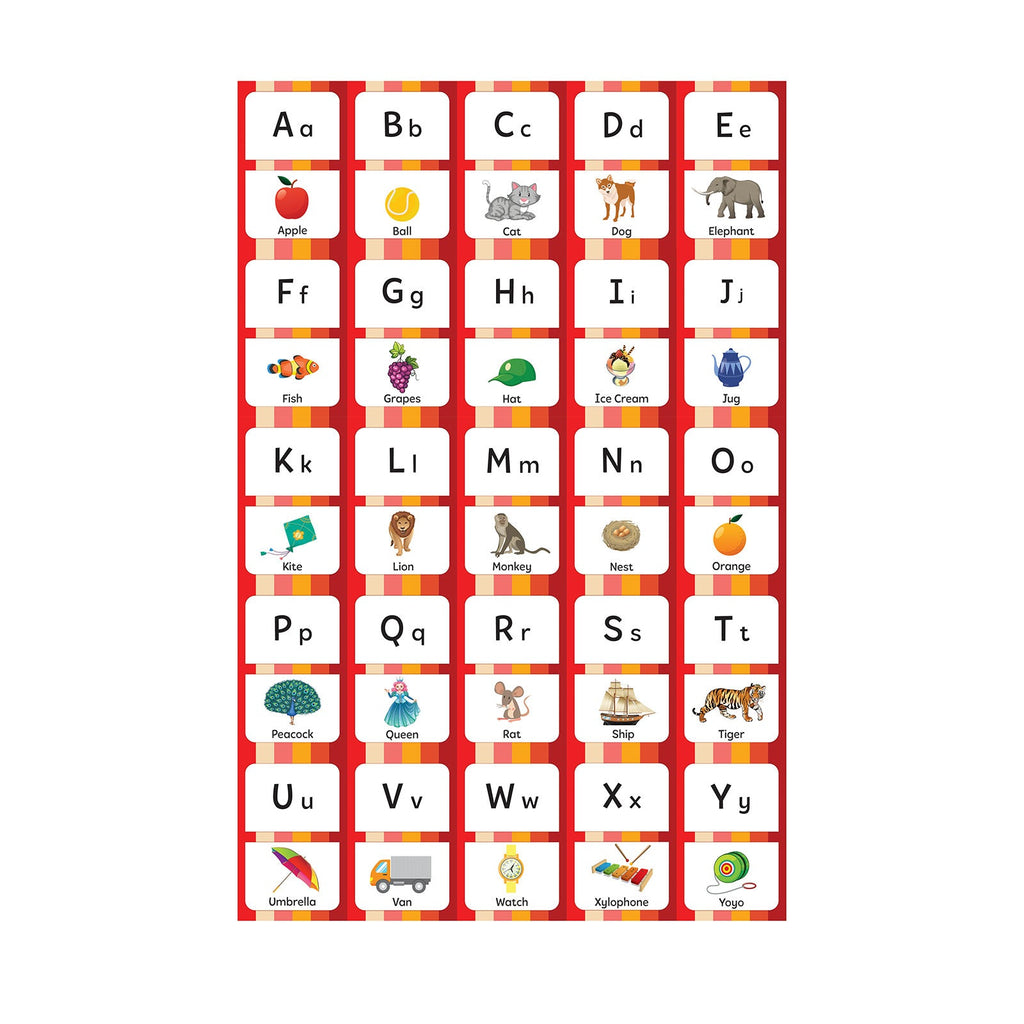 Funskool 2-in-1 Alphabet Play & Learn Flash Cards Multicolor Age- 3 Years & Above