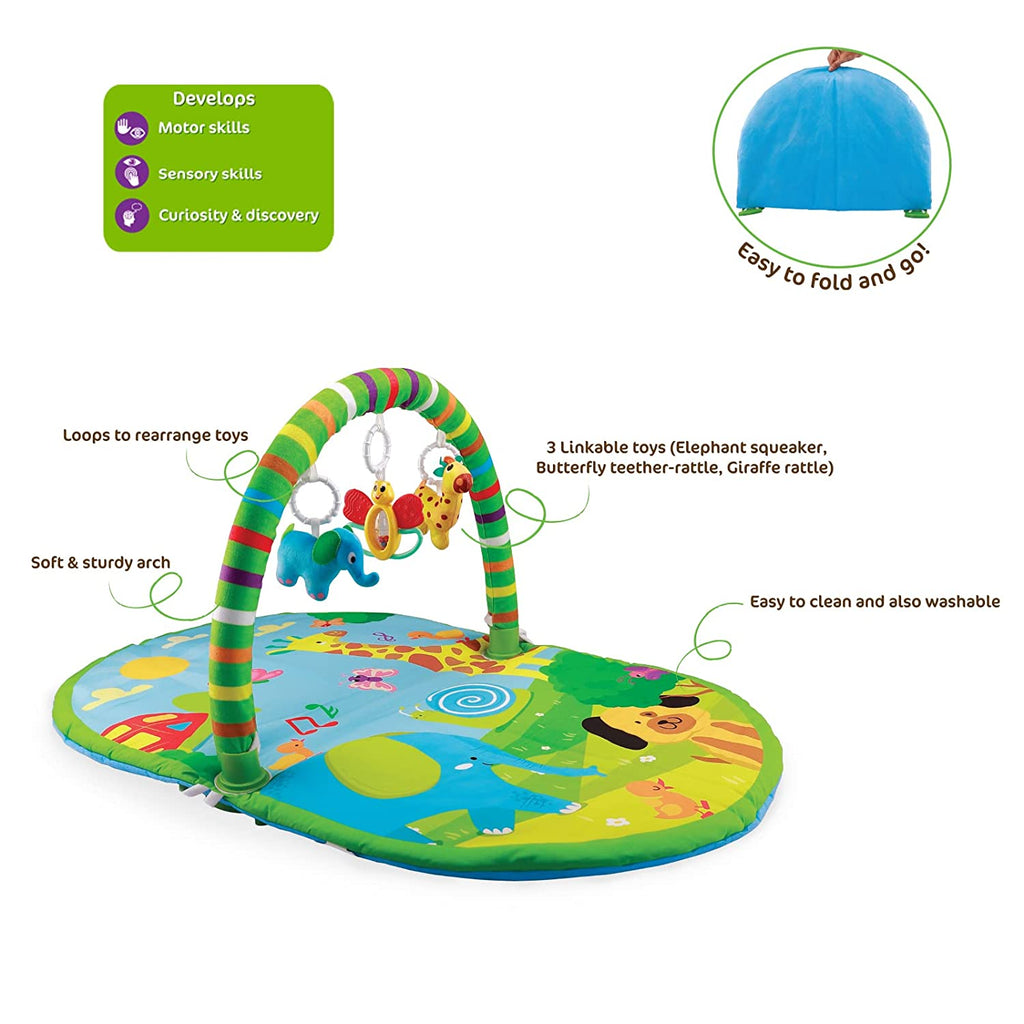 Funskool Giggles 3 In 1 Deluxe Playgym Multicolor Age- 2 Months & Above