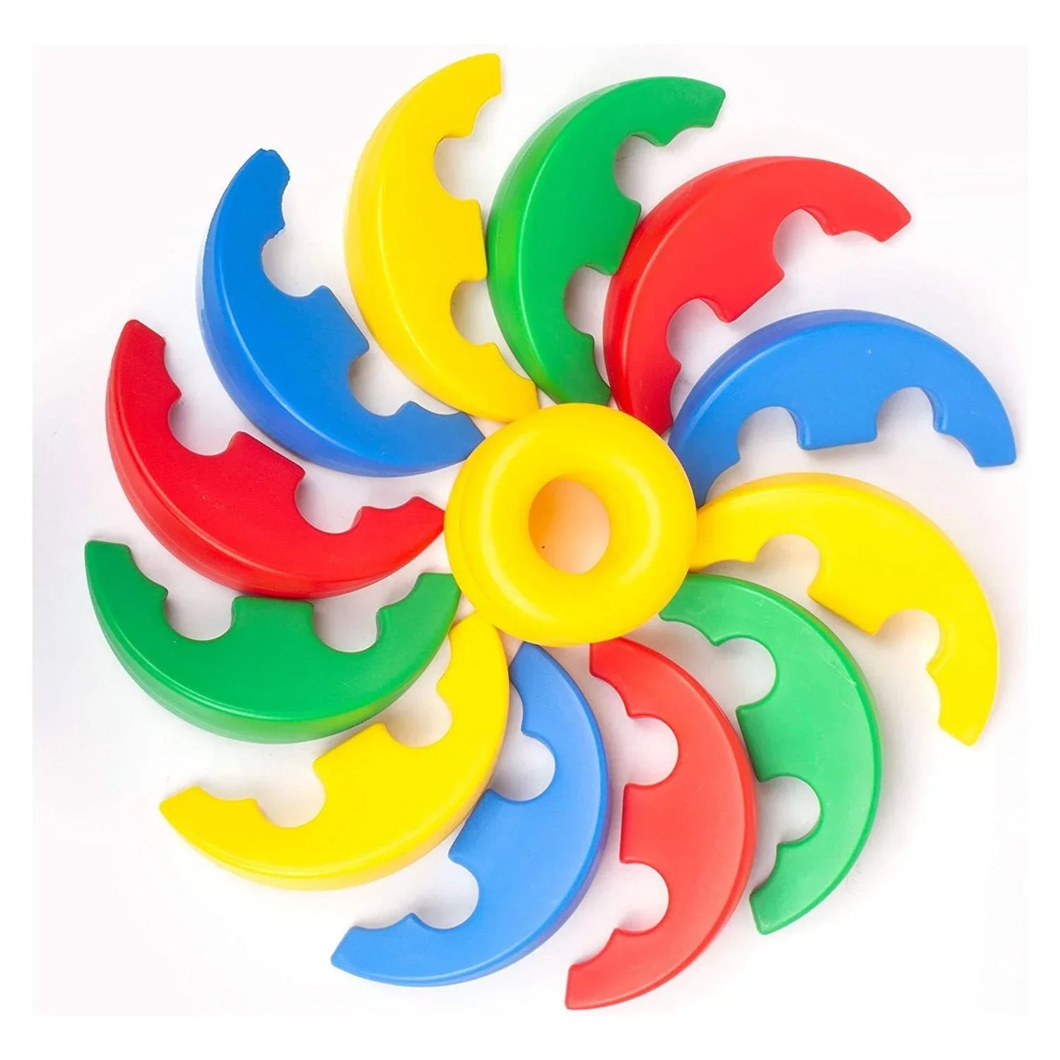 Funskool Giggles Activity Ball With 12 Colourful Shapes Multicolor Age ...