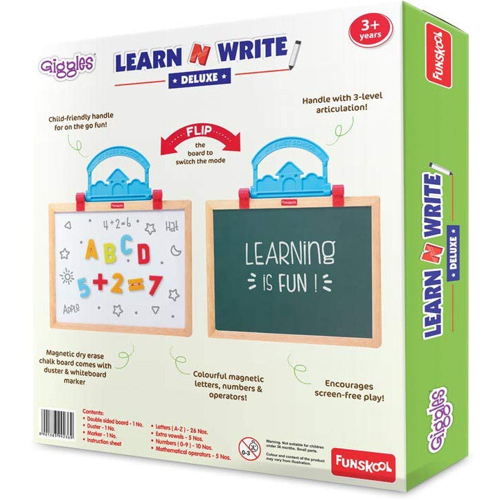 Funskool Giggles Learn And Write Deluxe Preschool Learning & Development Toys Multicolor Age- 3 Years & Above