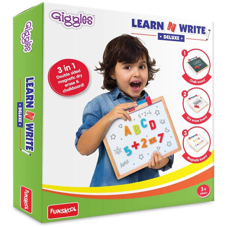 Funskool Giggles Learn And Write Deluxe Preschool Learning & Development Toys Multicolor Age- 3 Years & Above