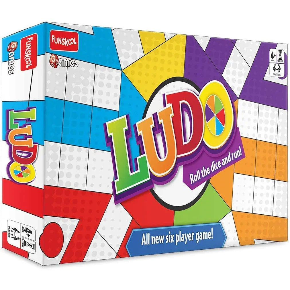 Funskool Games Funskool Ludo Family Board Game Multicolor Age- 4 Years & Above - Peekaboo