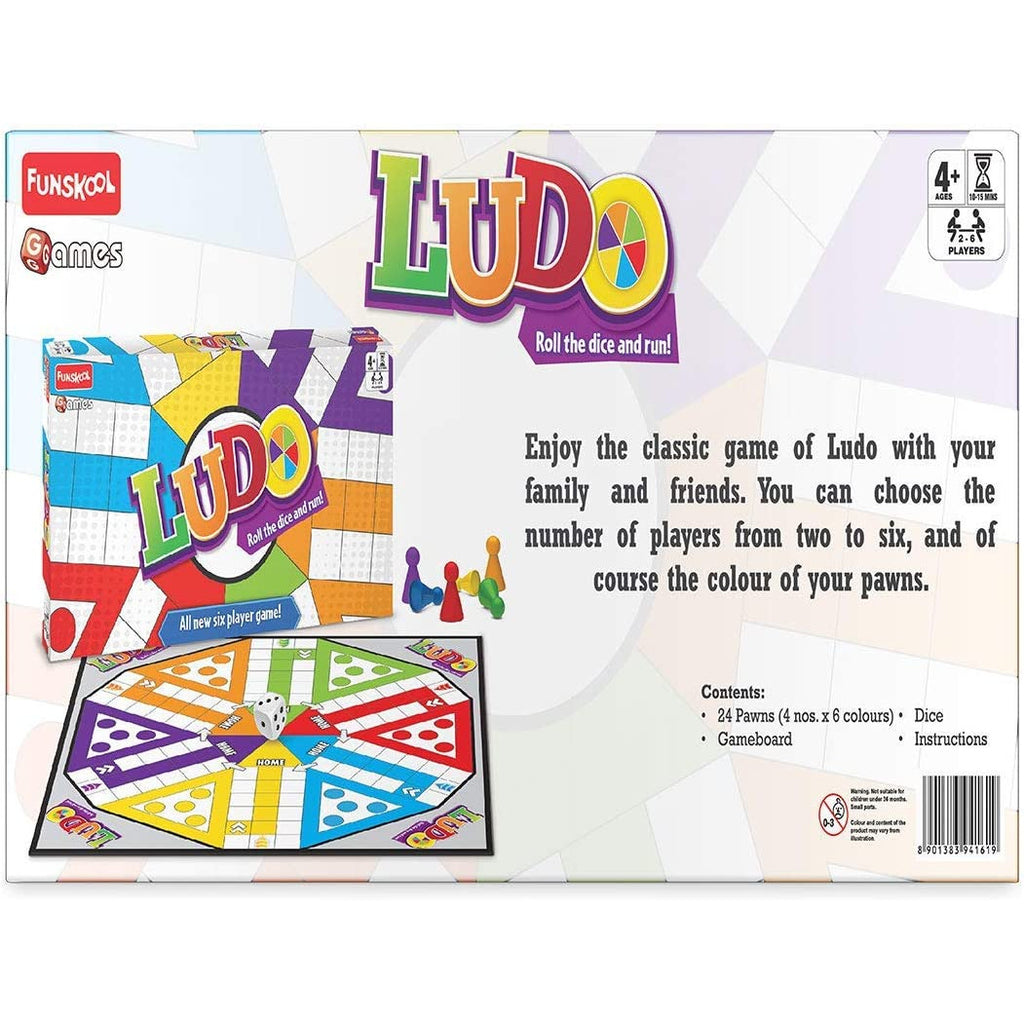 Funskool Ludo Family Board Game Multicolor Age- 4 Years & Above