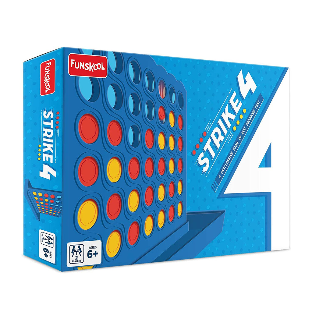 Funskool Strike 4 Board Game Multicolor Age- 6 Years & Above