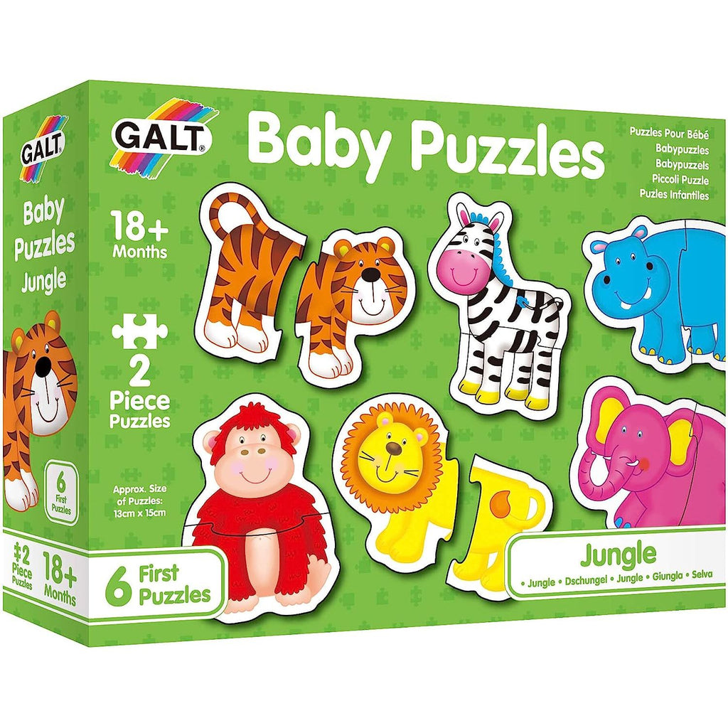 Galt 2 Piece Baby Puzzles Jungle Age  18 Months & Above
