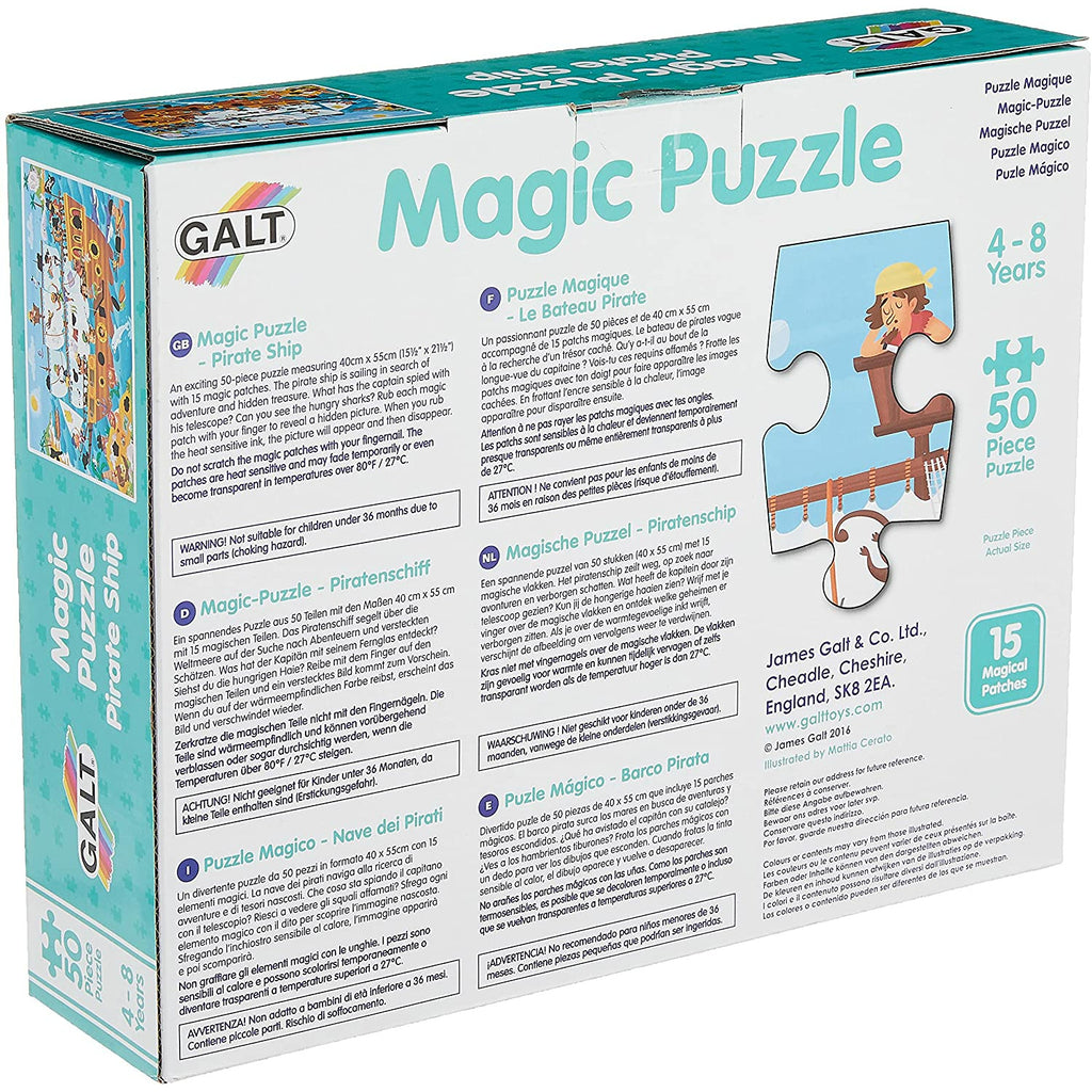 Galt Pirate Ship Magic Puzzle 4-8Y