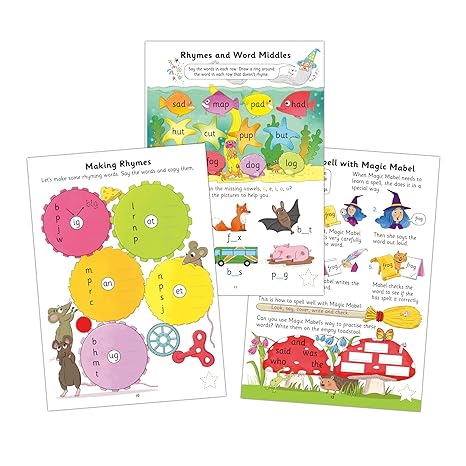 Galt Play & Learn Spelling Book With Reward Stickers Age- 3 Years & Above