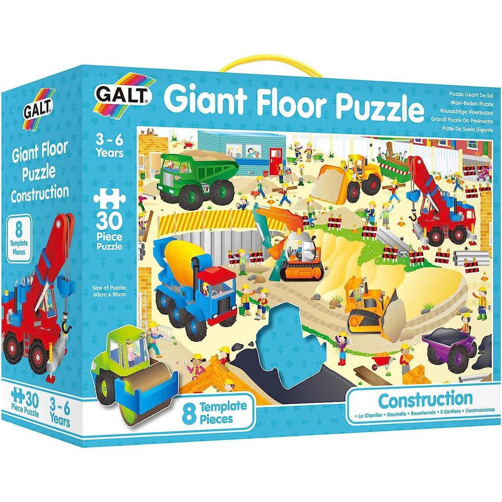 Galt Toys Construction Site Floor Puzzle   30pc Age  3 Years & Above