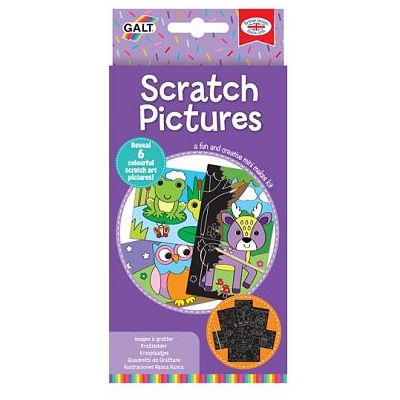 Galt Toys Mini Makes Scratch Pictures Stickers Age- 5 Years & Above