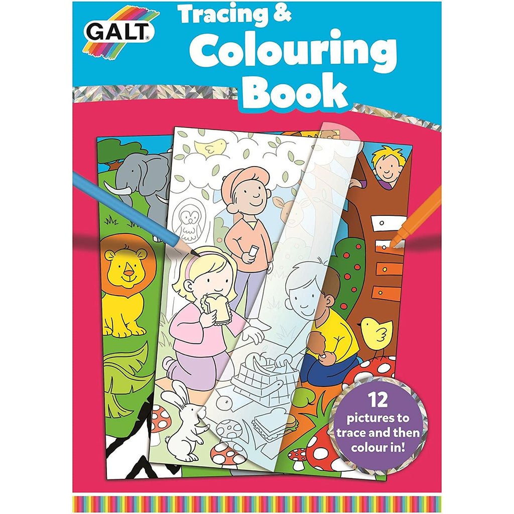 Galt Tracing & Colouring Book 6Y+