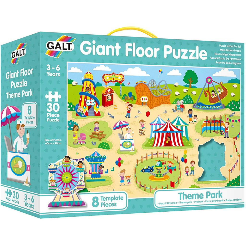 Galt Giant Floor Puzzle - Theme Park 3-6Y