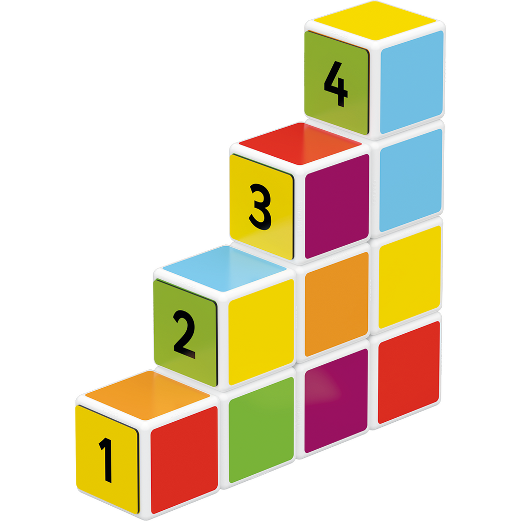Geomag Magicube Maths Building Blocks (10 Magic Cubes+ 45 Clips) Multicolor Age-3 Years & Above