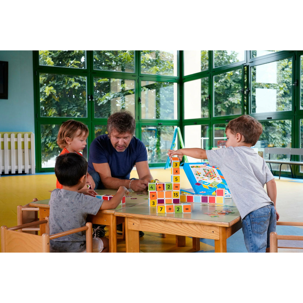 Geomag Magicube Maths Building Blocks (10 Magic Cubes+ 45 Clips) Multicolor Age-3 Years & Above