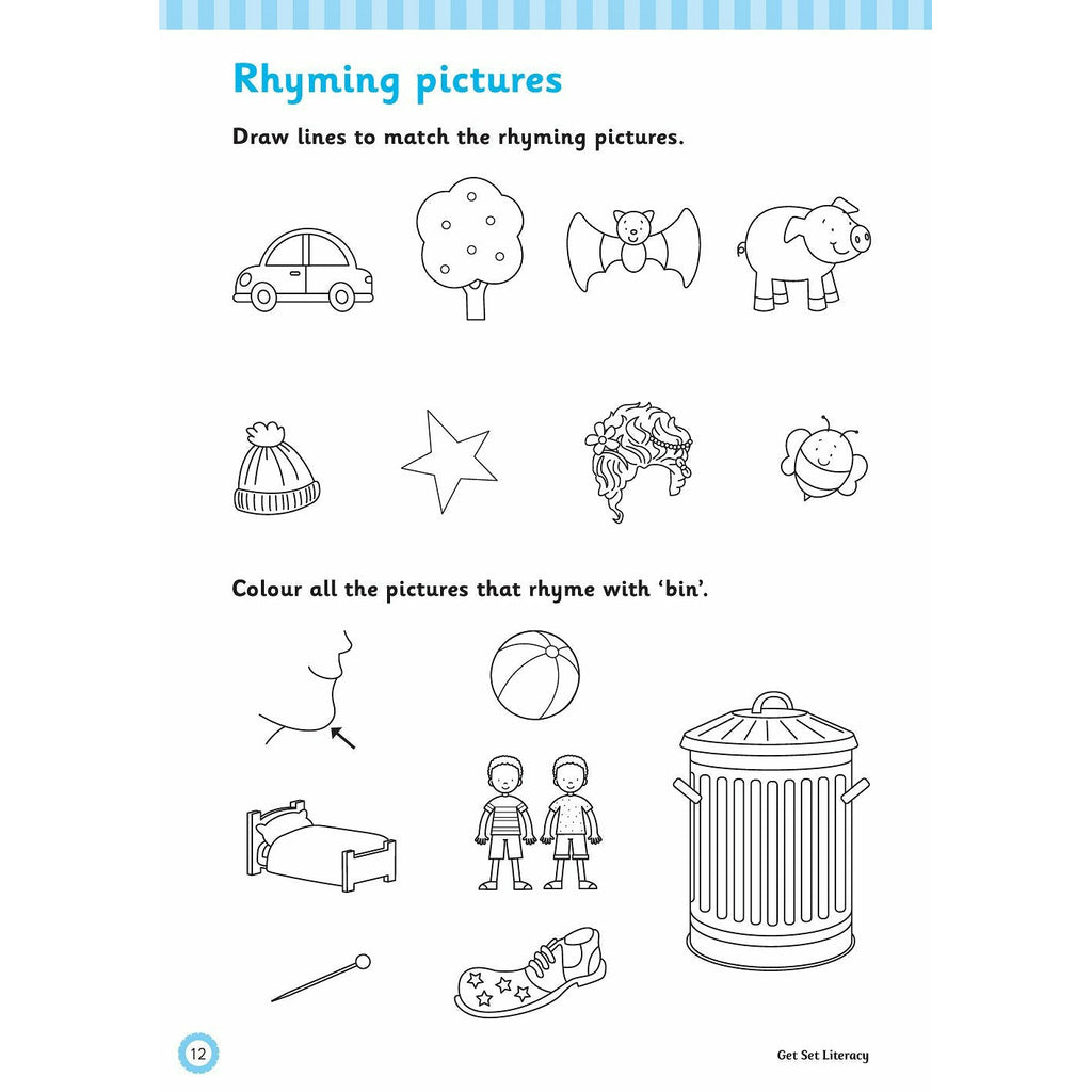 Get Set Literacy: Reading and Rhyme, Early Years Foundation Stage, Ages 4-5