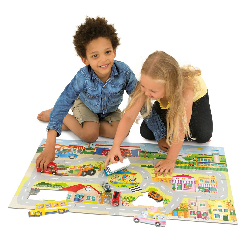 Galt Giant Floor Puzzle - Town 3Y+