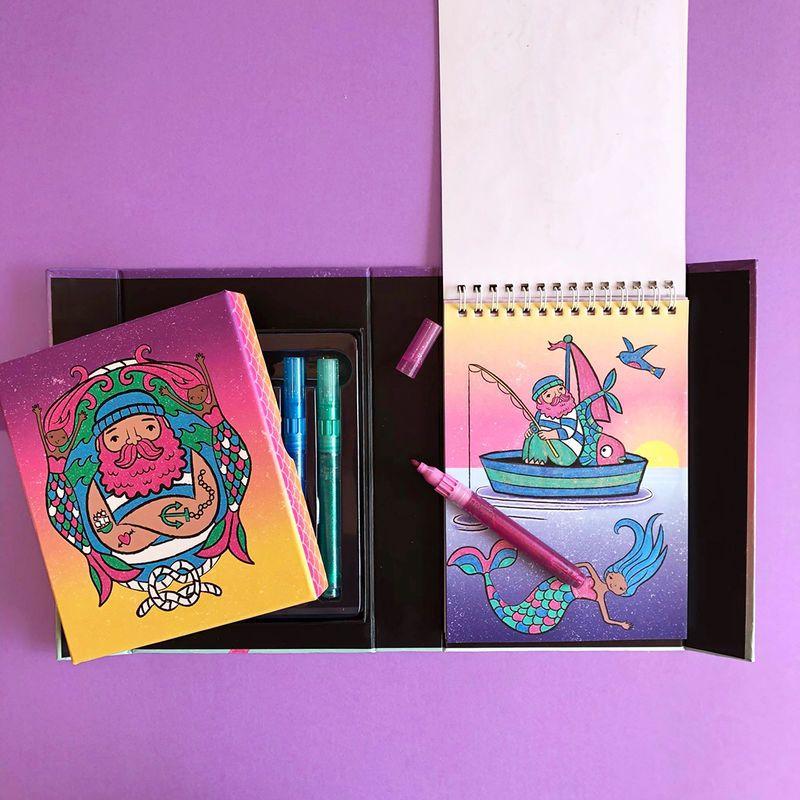 Tiger Tribe Glitter Colouring Set Ocean Dreams Age 5Y+