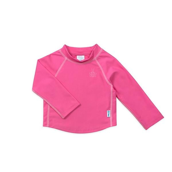 Green Sprouts Long Sleeve Rashguard Shirt Hot Pink 6M+
