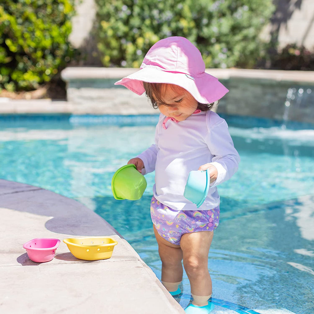 Green Sprouts Brim Sun Protection Hat Light Pink 0-6M