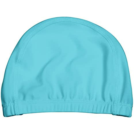 Green Sprouts Swim & Sun Cap Hot Aqua 9-18M