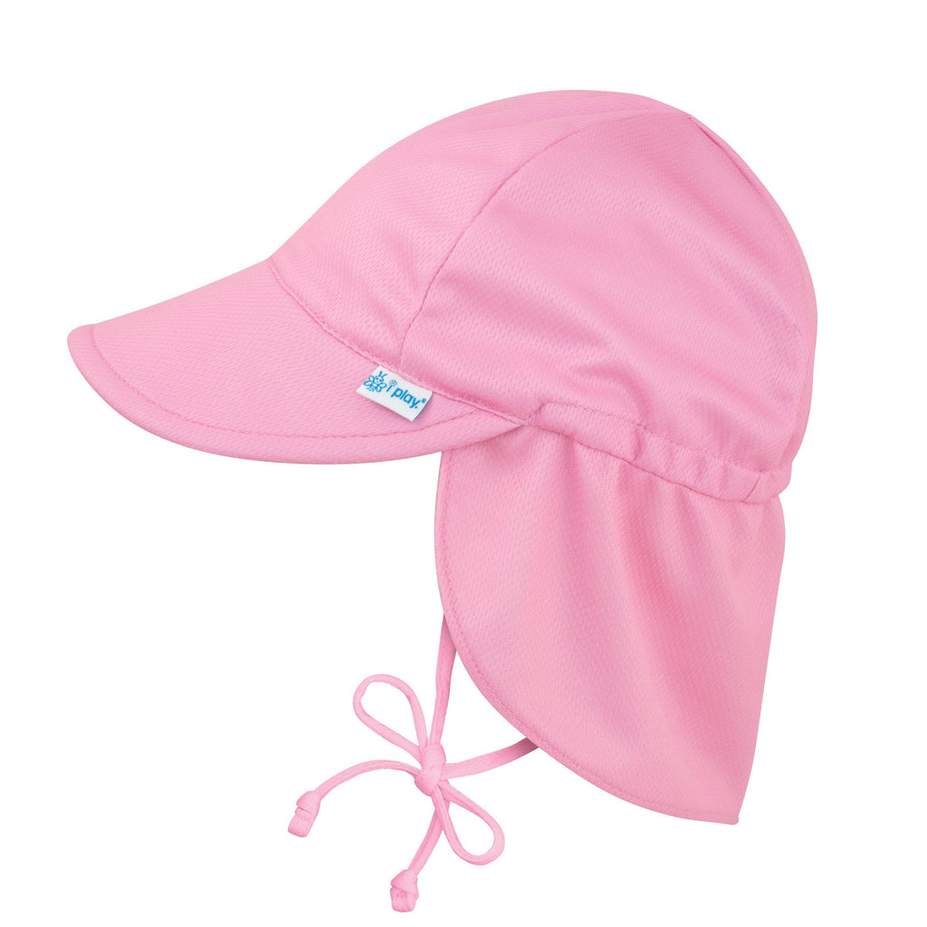 Green Sprouts Flap Sun Protection Hat Light Pink 9-18M