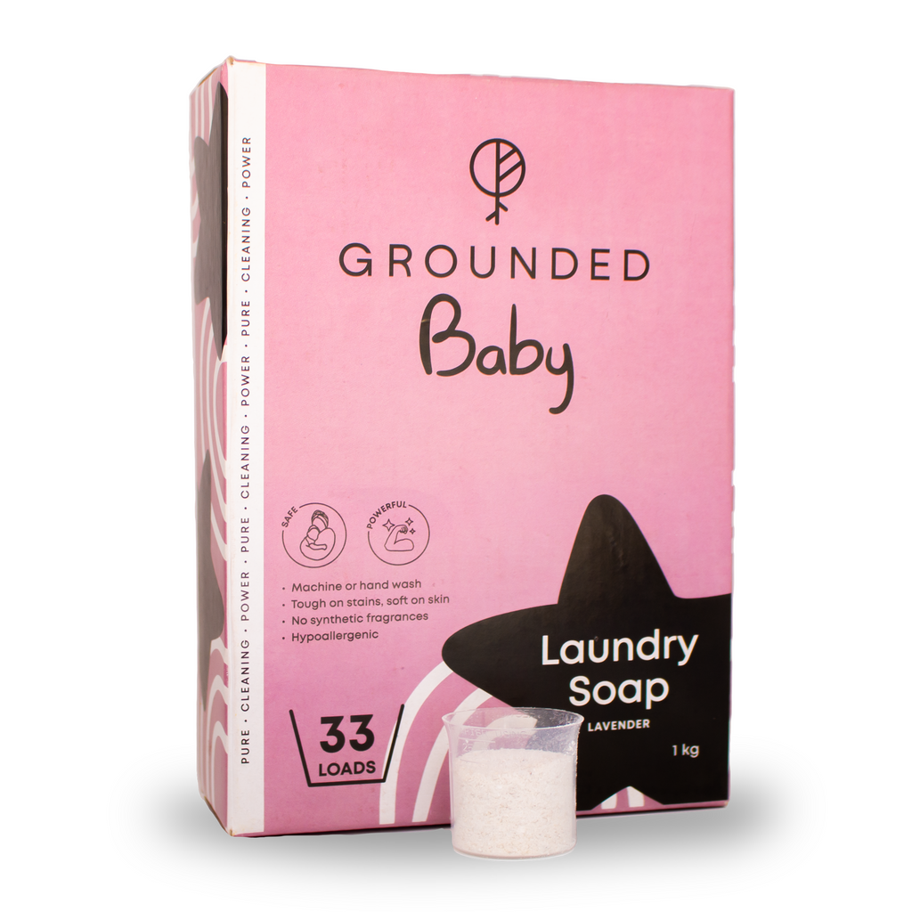 Grounded Baby Laundry Soap Powder - Lavender 1Kg (33 Washes)