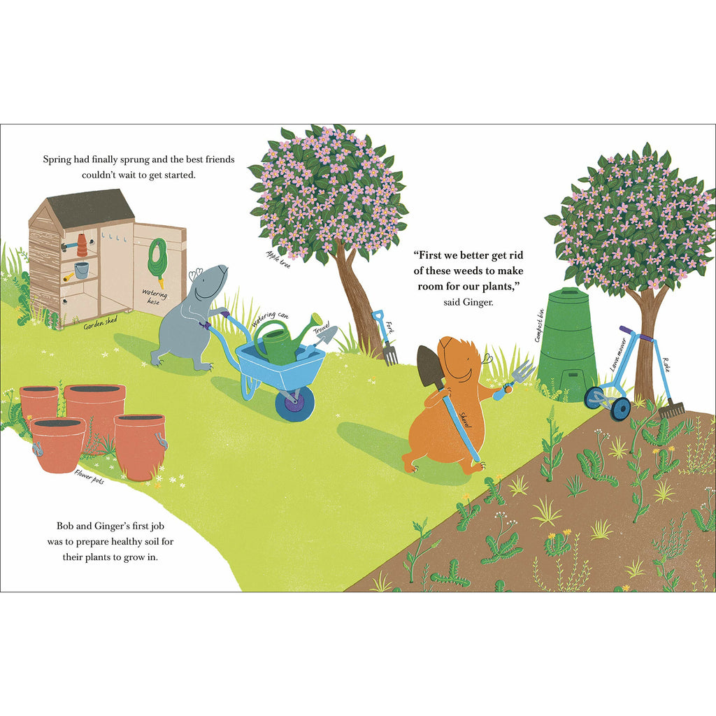 Guinea Pigs Go Gardening