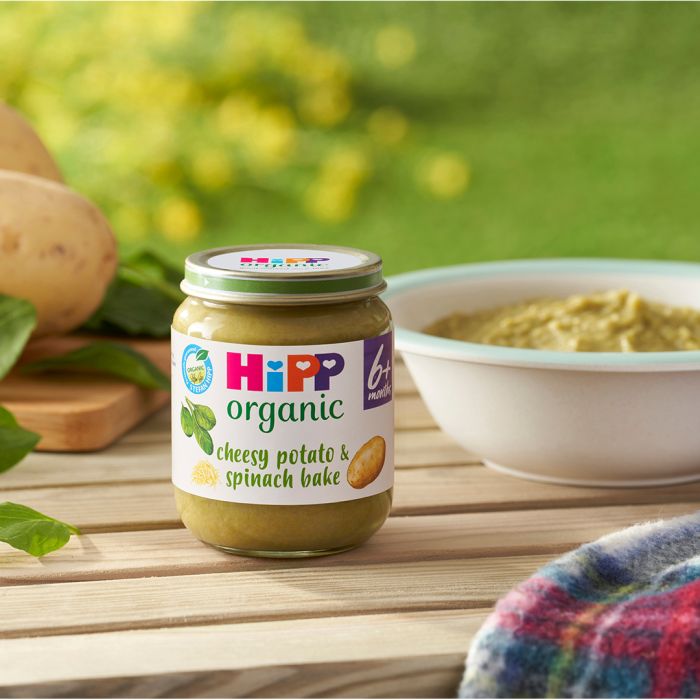 Hipp Organic Cheesy Potato & Spinach Bake Puree125 gm 6 Months+