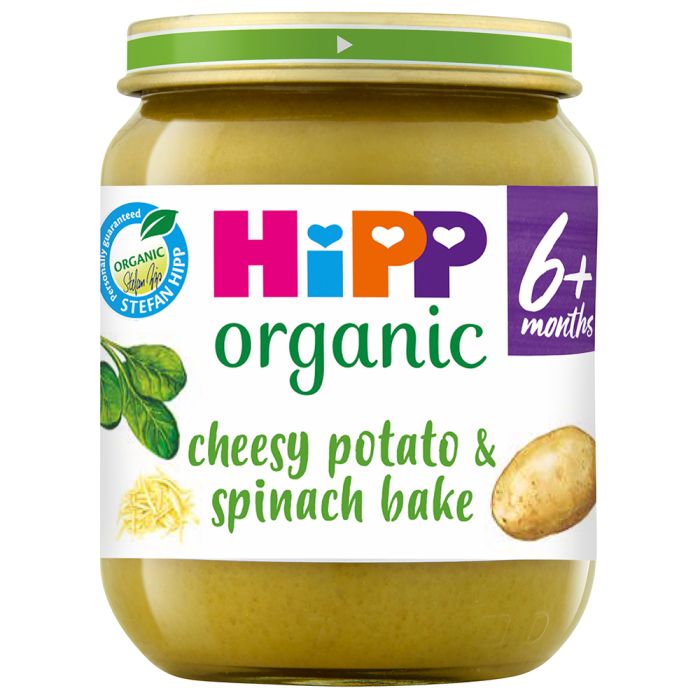 HiPP Organic Cheesy Potato and Spinach Bake Puree125g 6m+