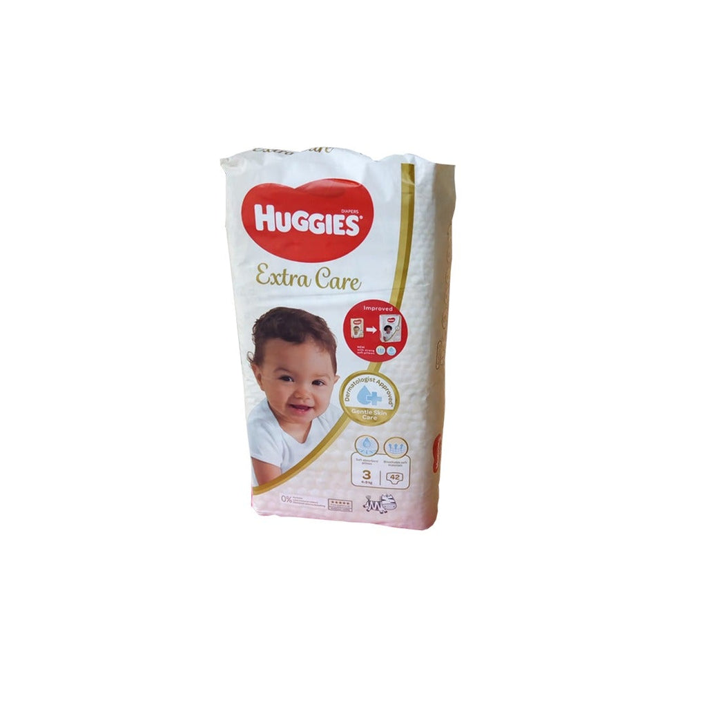 Huggies Extra Care (Gold) Size 3 4-9kg 42 Pieces