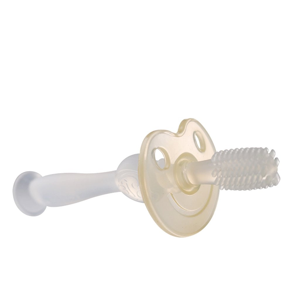 Haakaa 360° Silicone Toothbrush Clear Age-6 Months & Above