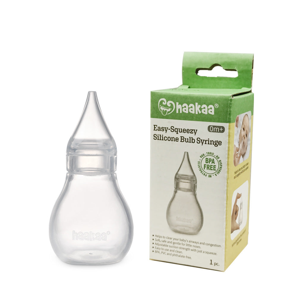 Haakaa Easy Nasal Snot Aspirator Silicone Transparent Age-3 Months to 12 Months