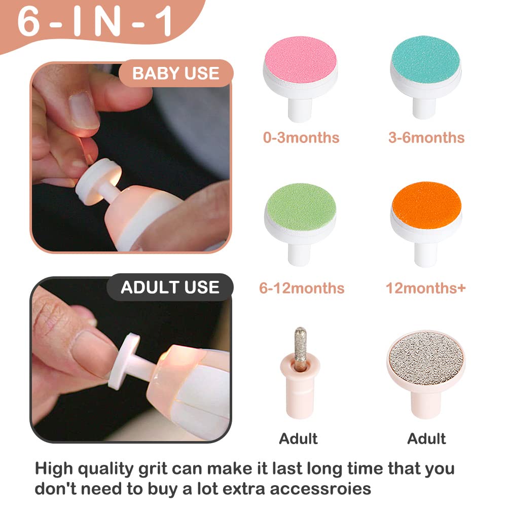 Haakaa Electric Baby Nail Trimmer Set