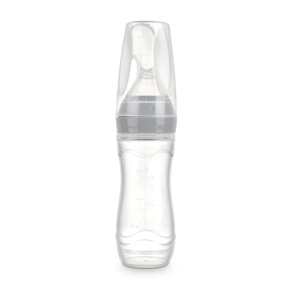 Haakaa Silicone Baby Food Dispensing Spoon Grey Age-6 Months & Above